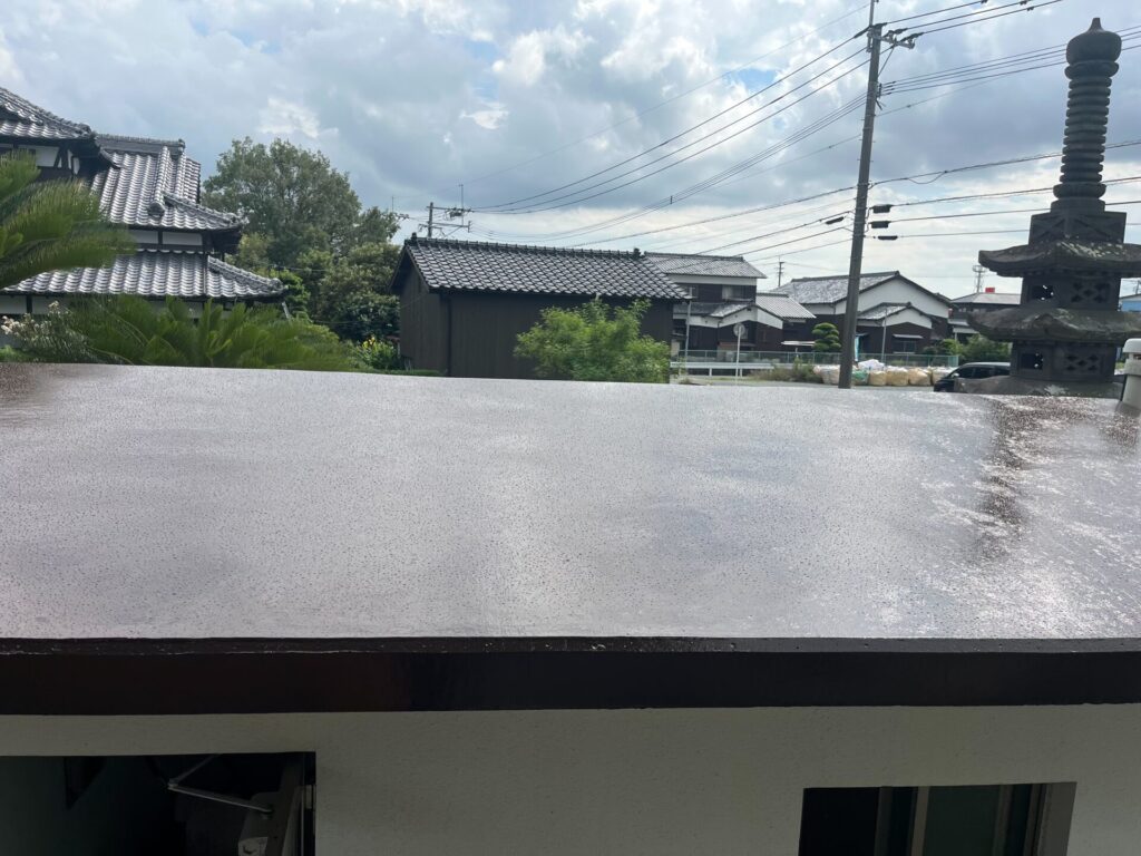 大木町　寺トイレ　屋上防水　完工 (7)